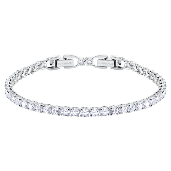 swarovski tennis deluxe bracelet white rhodium plated swarovski 5409771