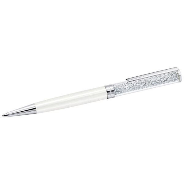 New Crystalline Ballpoint Pen, White
