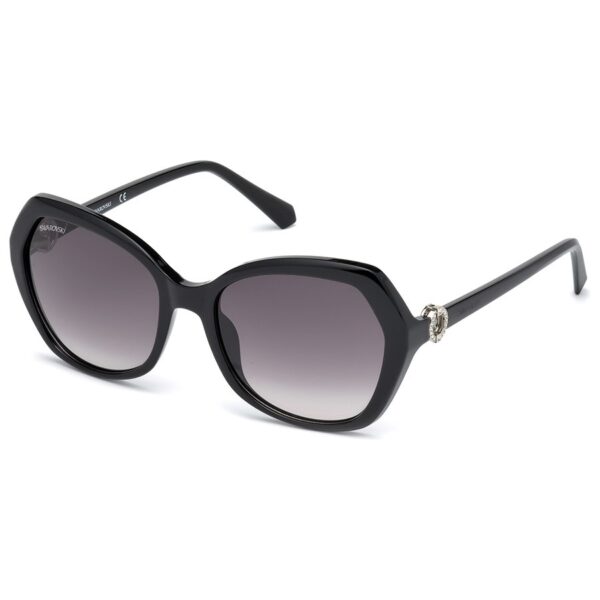 Swarovski Sunglasses, SK0165 - 01B, Black