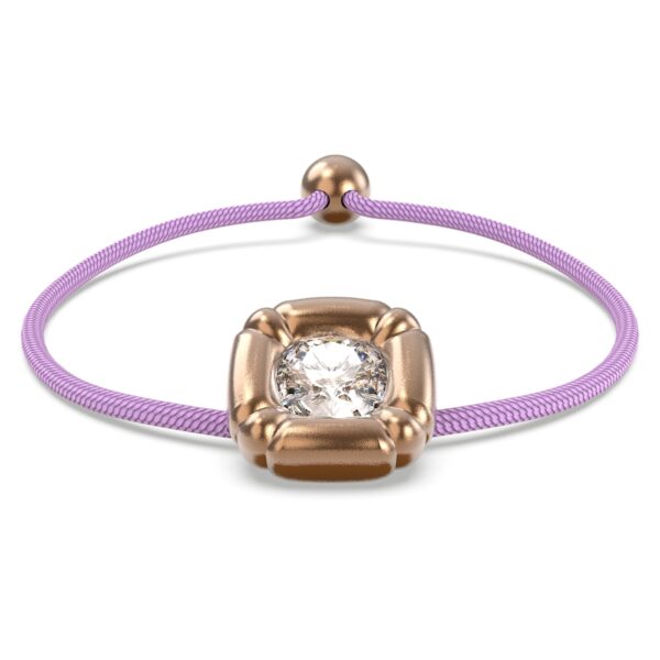 dulcis bracelet cushion cut crystals purple swarovski 5617983