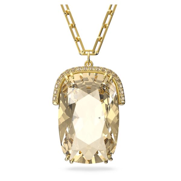 harmonia pendant oversized crystals yellow gold tone plated swarovski 5646685