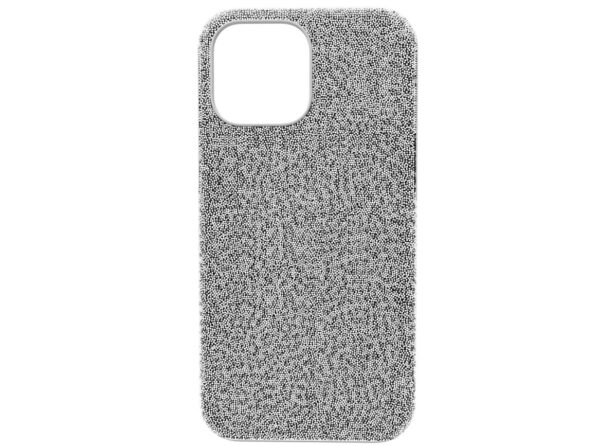 Swarovski high smartphone case iphone® 13 pro max silver tone swarovski 5643042