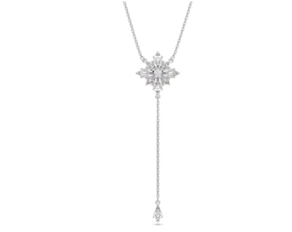 Swarovski stella y necklace star white rhodium plated swarovski 5652003