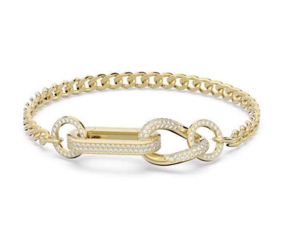 Swarovski dextera bracelet pavé mixed link white gold tone plated swarovski 5636740 (1)