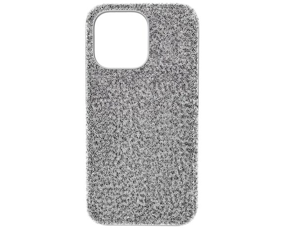 Swarovski high smartphone case iphone® 14 pro silver tone swarovski 5644928